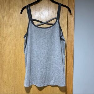 RBX Gray Strappy Tank Top - Size Large